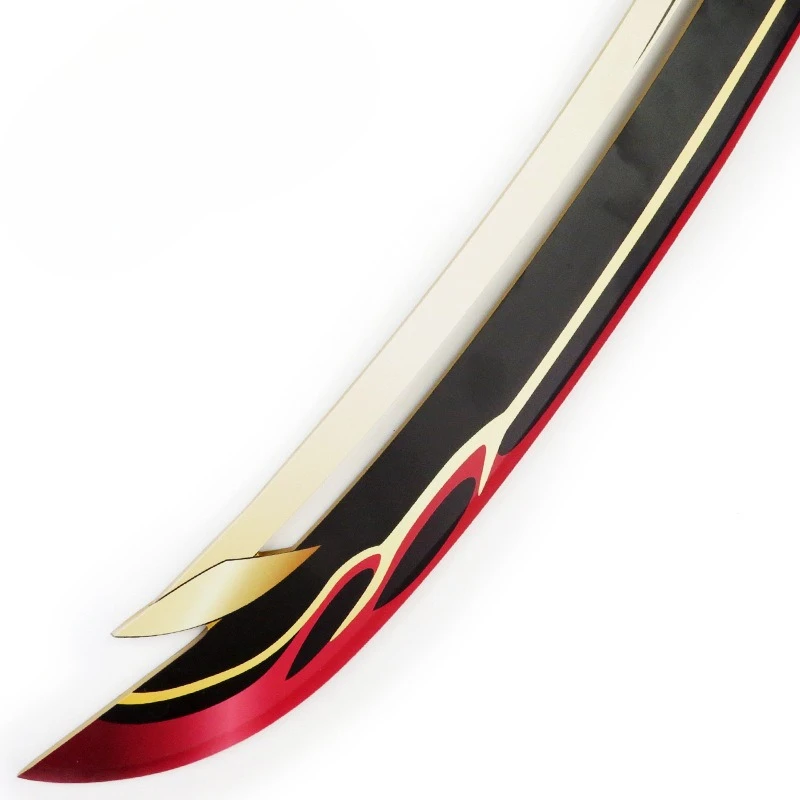 110cm Redhorn Stonethresher Arataki Itto Genshin Impact Game Peripherals Weapon Model Bamboo Sword Cosplay Prop Craft Collection