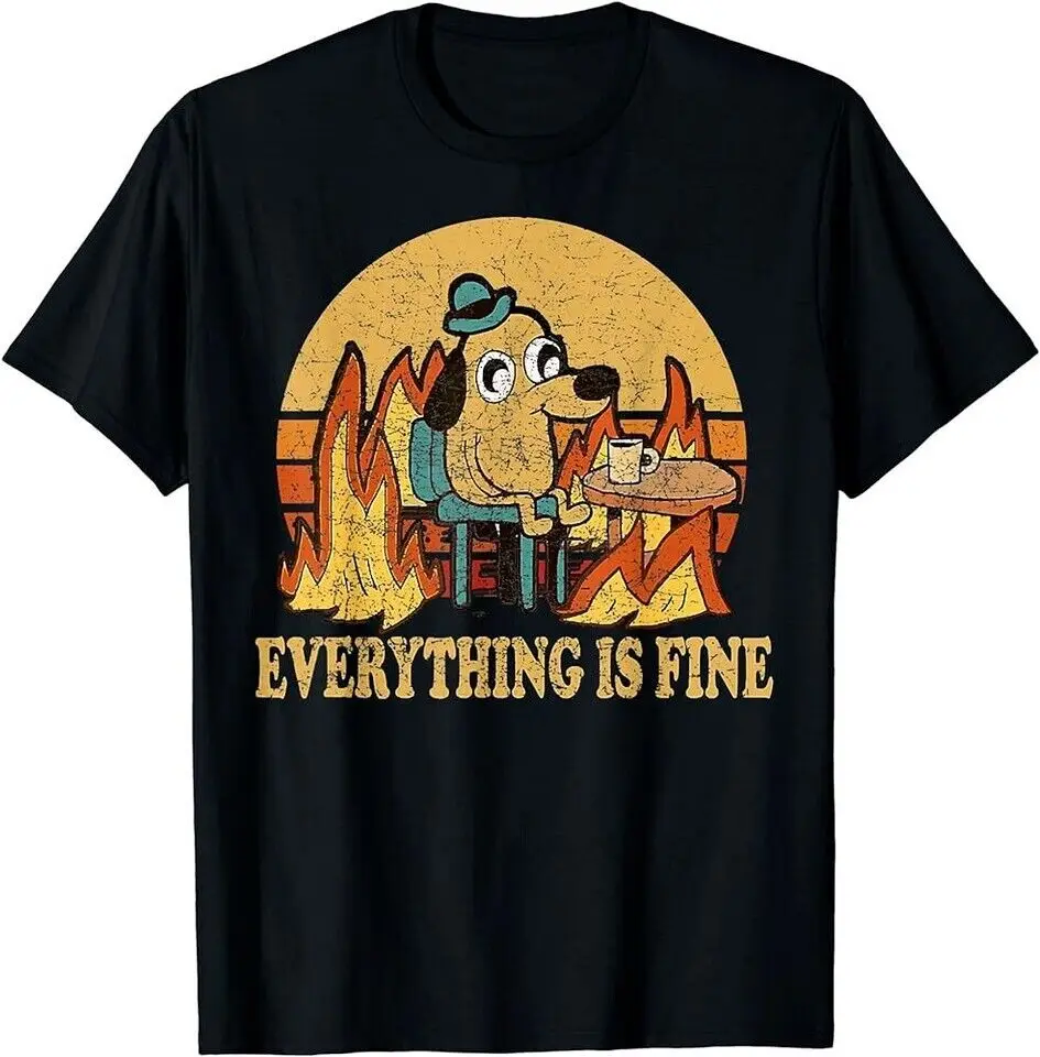 

Футболка с надписью «All Is Fine Dog»