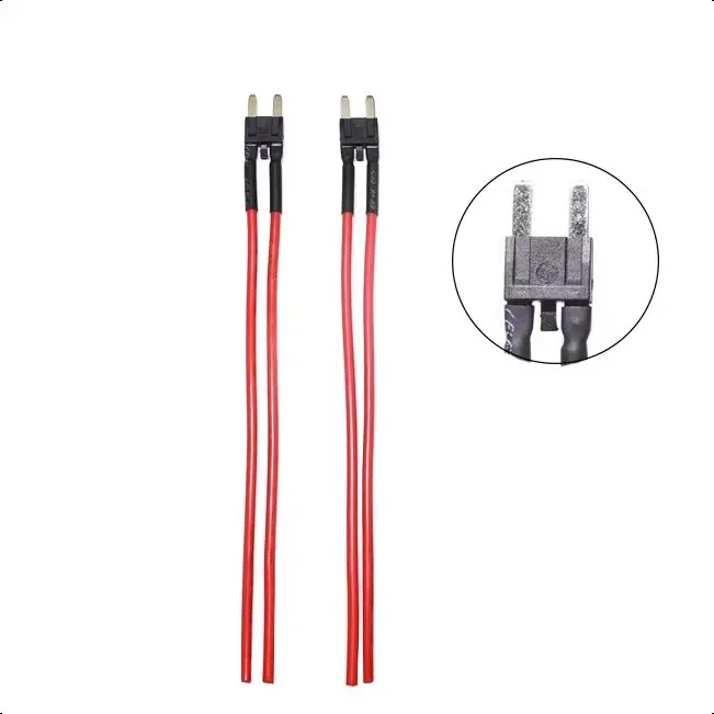【5-2PCS】Car Dual line Simple Fuse Power Socket Standard Micro 2 Mini 12V Fuse Box Socket Non Destructive Modification Line