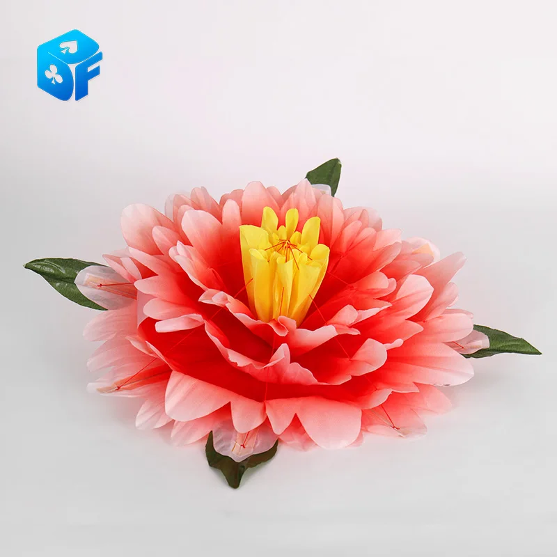 Peony Production  Magic Tricks diameter 46cm60cmFunny Stage Empty Hand Appearing Flower Magic Gimmick  flash flower