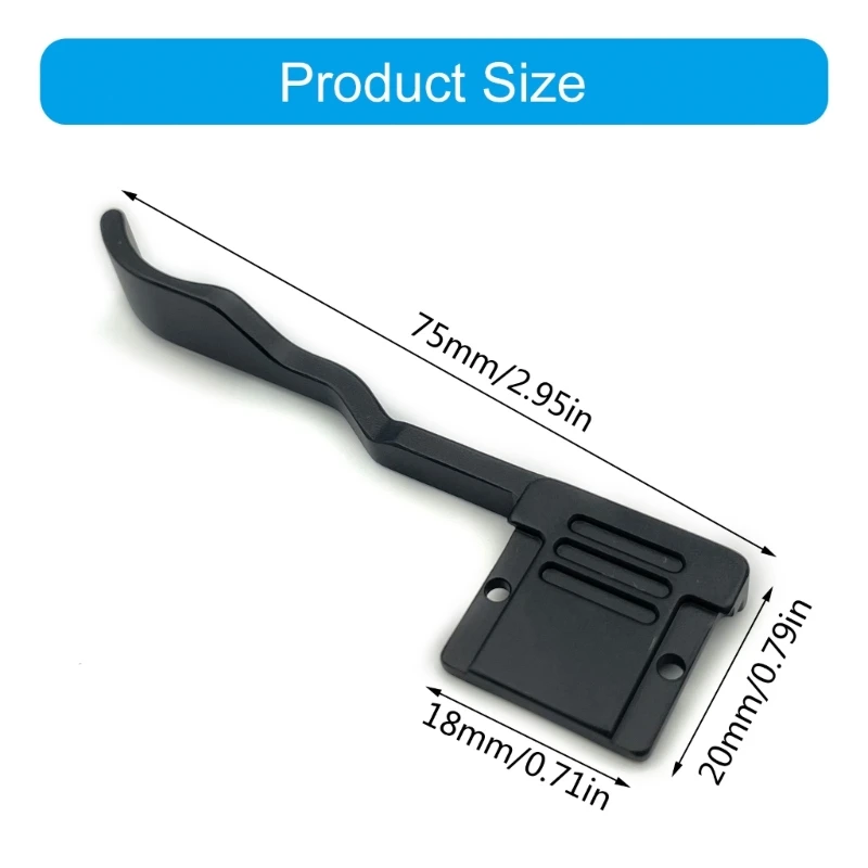 Braket Hotshoe Pegangan Tangan Hot Shoe Logam Kamera Ergonomis untuk Kamera Mirrorless A7C2 A7CII A7CR