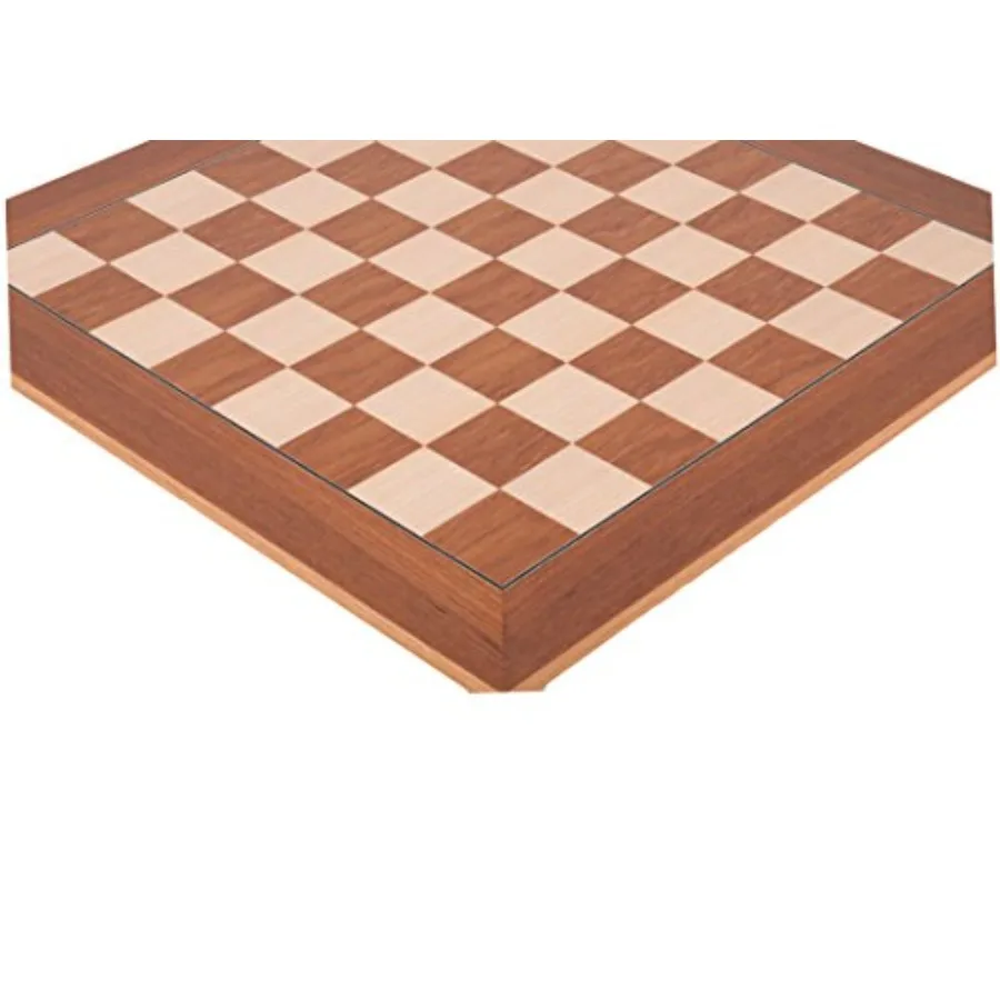 لوح شطرنج تقليدي قياسي مع 2.5 مربع - مثالي للعب الألعاب الكلاسيكية، تصميم أنيق للسفر المنزلي والبطولة U