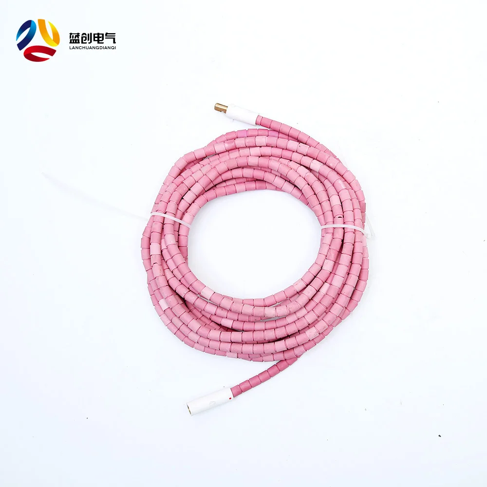 High Temperature Pipeline Drying Flexible Ceramic Pad Heaters Pwht Rope Heater