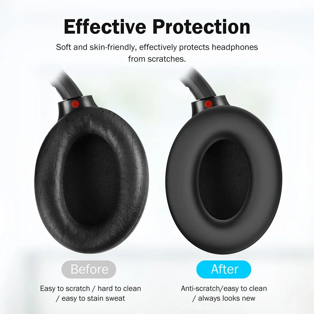 Earpads Replacement Ear Cushions Pad Covers Top Headband For Sony ULT WEAR WH-ULT900N/WH-1000XM3/XM4 Headphone Case view 5