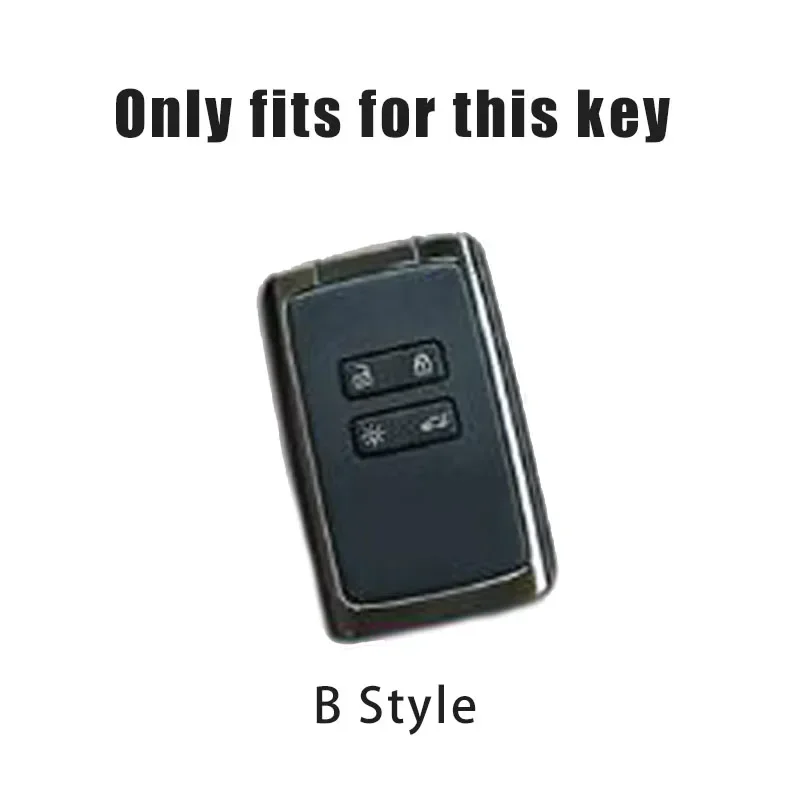 Car Remote Key Case Cover For Renault Koleos Kadjar Captur Megane Talisman Espace Clio Zoe Scenic 4 Arkana Dacia Sandero