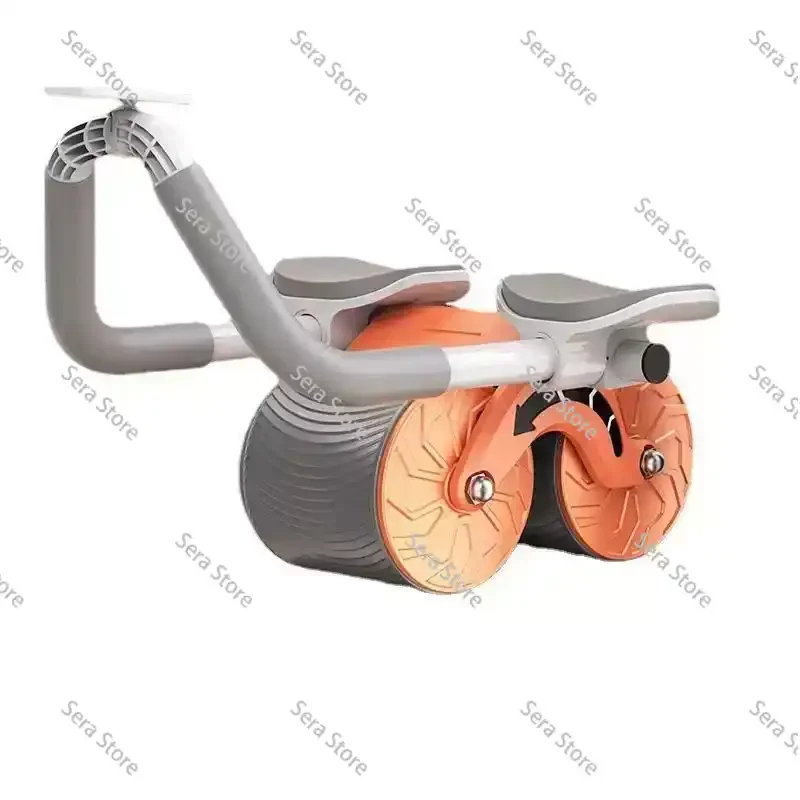 Auto Rebound Ab Roller Wheel Abdominal Exercise Trainer Home Fitness Core Workout Equipment