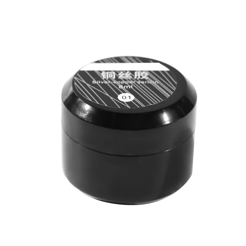 Spider Gel For Nail Art Nail Spider Gel Set Pulling Line Nails Art Silk 6 Pcs Line Painting Soak Wire Drawing Elasticity Off Des