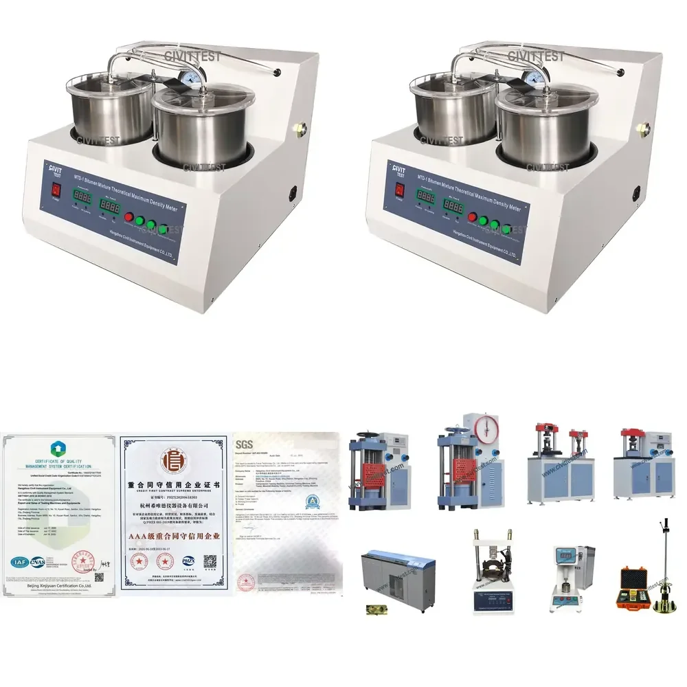 

Asphalt Rice Mixture Theoretical Maximum Specific Gravity and Density Test Equipment