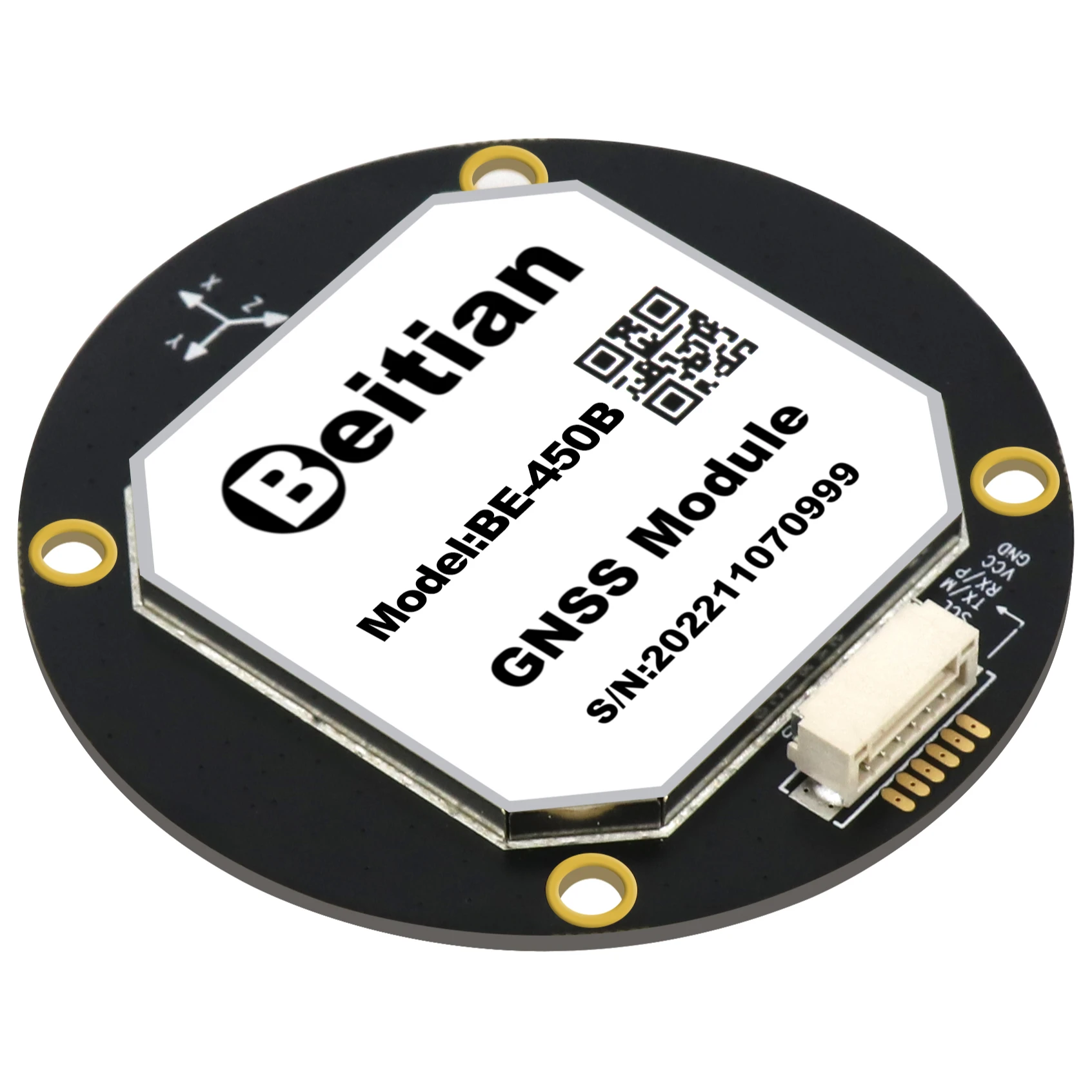 Beitian UBX M10050 GPS BDS GALILEO SBAS QZSS Antenna patch ceramica QMC5883 Modulo GNSS livello RS-232 BE-450B
