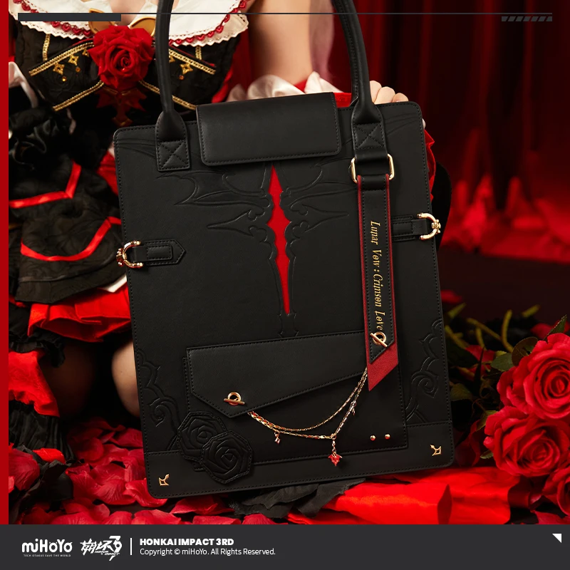 

MiHoYo Honkai Impact 3, лунный воу: Crimson Love, анимация, производная сумка-тоут, подарок на день рождения