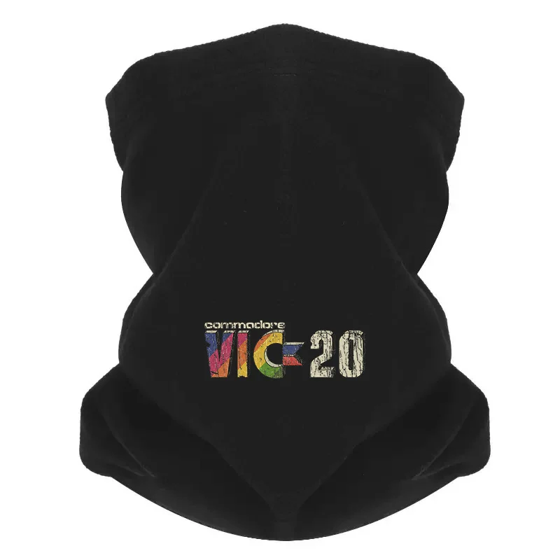 Commodore vintage game console design. Men Windproof Scarf Mask Neck Gaiter Hat Women cap Headgear Outdoor Keep Warm Winter Mult