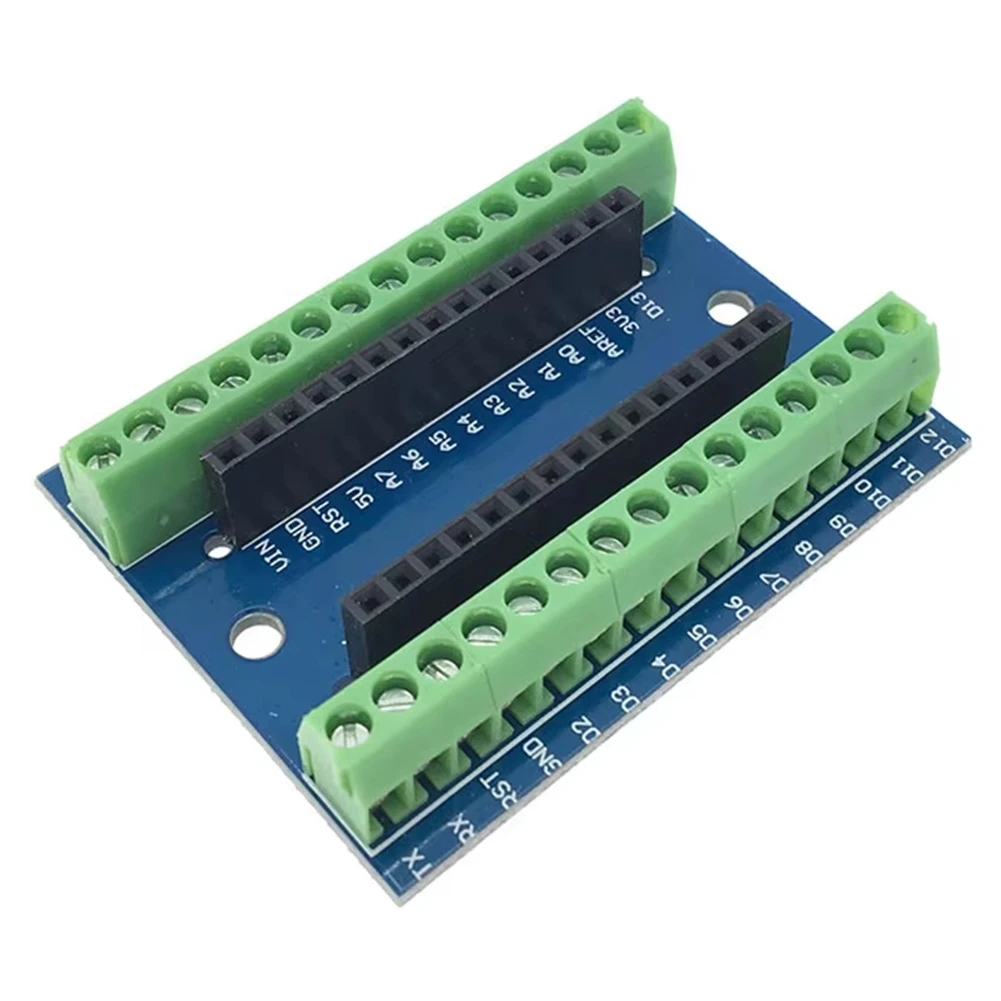 #35F Electronics Accessories,NANO IO Shield Expansion Board for Arduino UNO,Terminal Adapter (Plastic+Electronic Component)