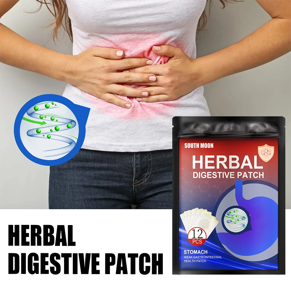 Stomach Digestive Patches Gastric Ulcer Pain Dyspepsia Colitis Herbal Plaster