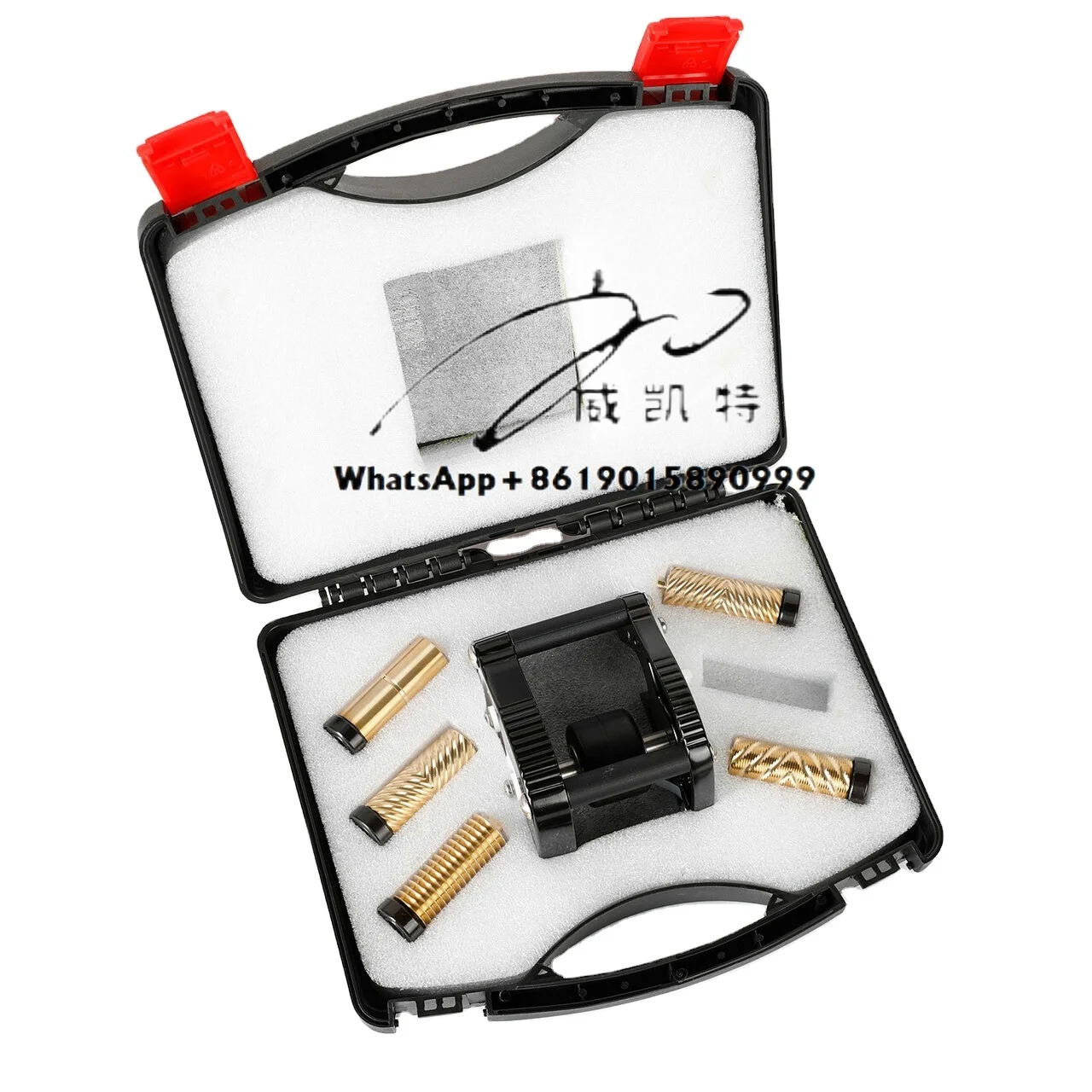 

Nordic Skiing Ski Wax Base Structure Roller Tool Kit with 5 Rollers