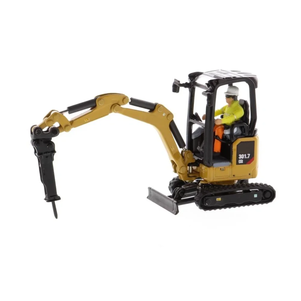 

1:50 Scale DieCast 301.7 CR Mini Excavator Boy toy birthday gift scene decoration engineering vehicle collection model DM 85597