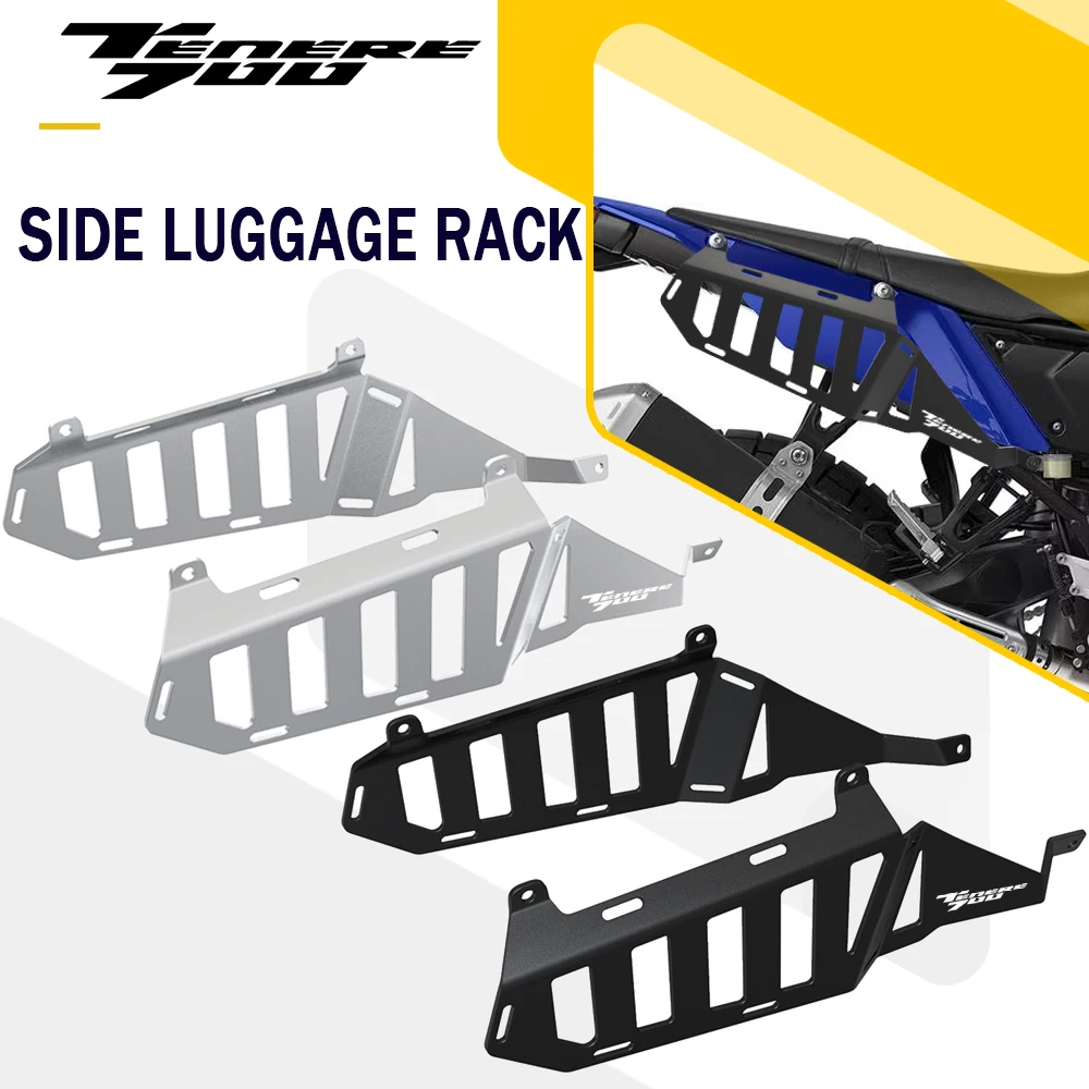 Tenere 700 Accessories Side Luggage Rack Cargo Bracket Enlargement Carrier For Yamaha T7 TENERE700 World Raid 2022 2023 2024