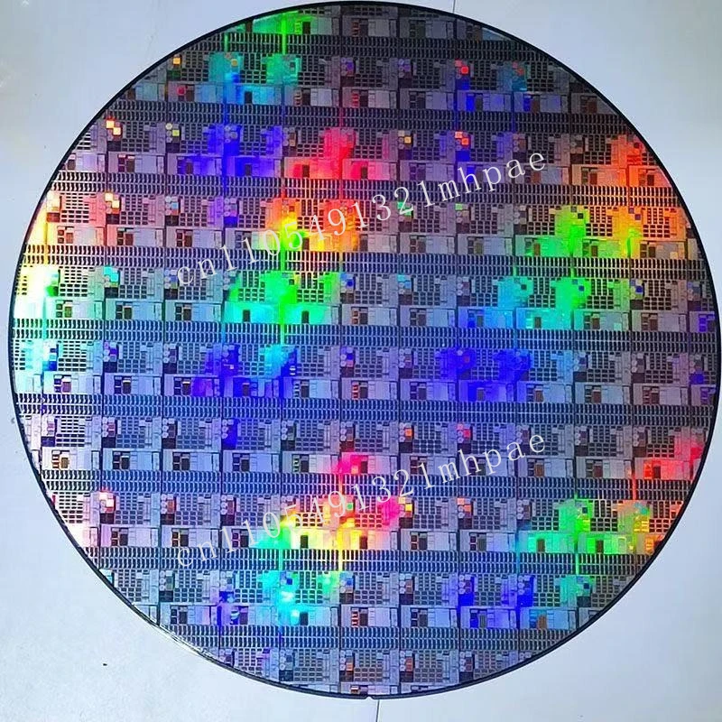 

12 Inch CPU Wafer Silicon Science Technology Pendulum Piece Birthday Gift Photoetching Circuit Chip Semiconductor Silicon Wafer