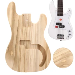 Bass Body Unfinished Guitar Barrel for PB Style Maple DIY Electric Guitar Parts Accessories