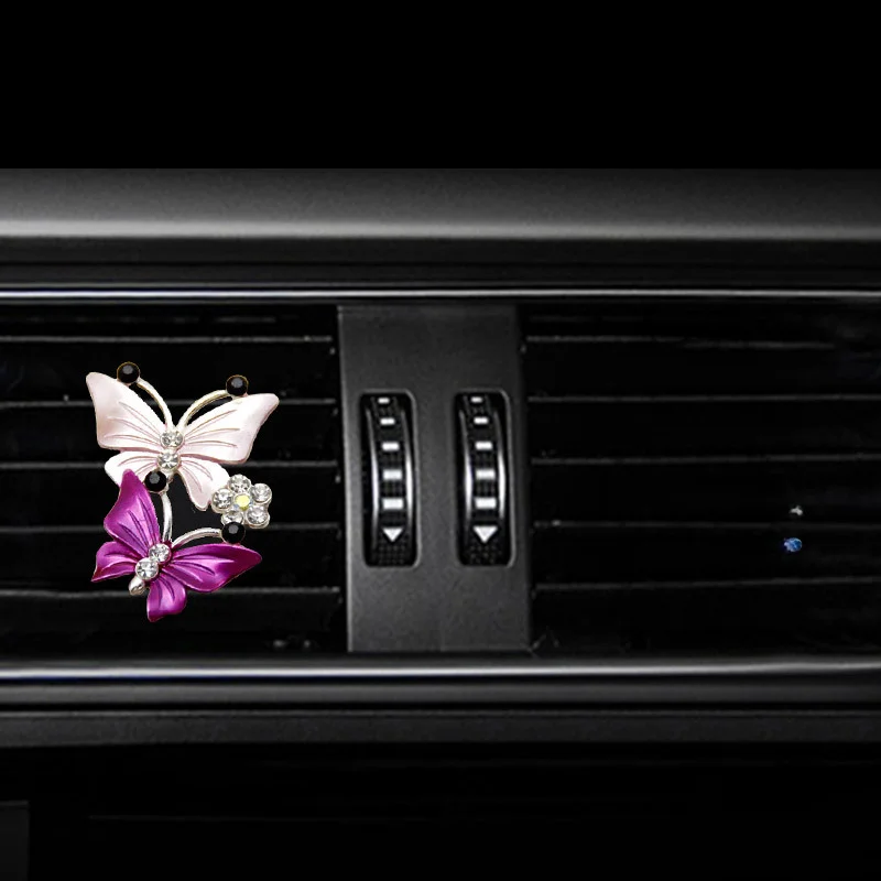Car Accessories Butterfly Car Perfume Accessories Car Accessories Air Conditioning Outlet Perfume Clip Car Hanging Accessories