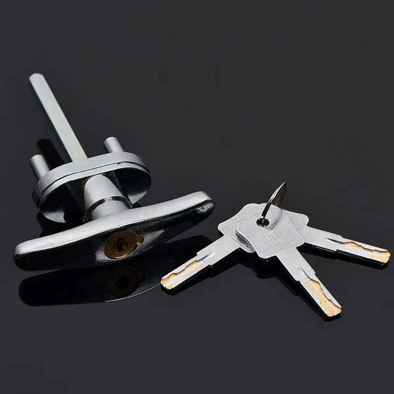 Garage Door Lock With T-lock Handle For Caravans Trailers Roller Shutter Door Lock Home Safety Latch Door Hardware Accessories