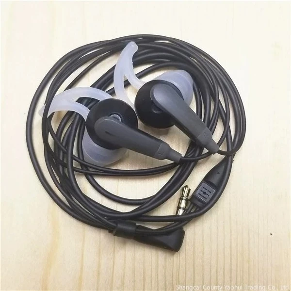 Original For Bose soundsport subwoofer wired headphones, black without microphone