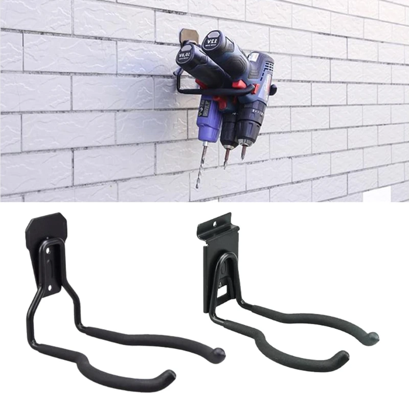 Ganci per ganci stoccaggio per garage in acciaio resistenti montati a parete per Dropship utensili elettrici