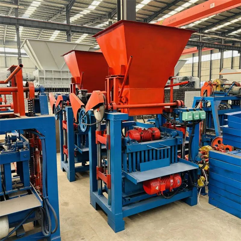 Small Medium Sized Brick Making Machine For Forming Unburned Bricks Hexagonal Block Forming Machine Slag Hydraulic Brick Machine