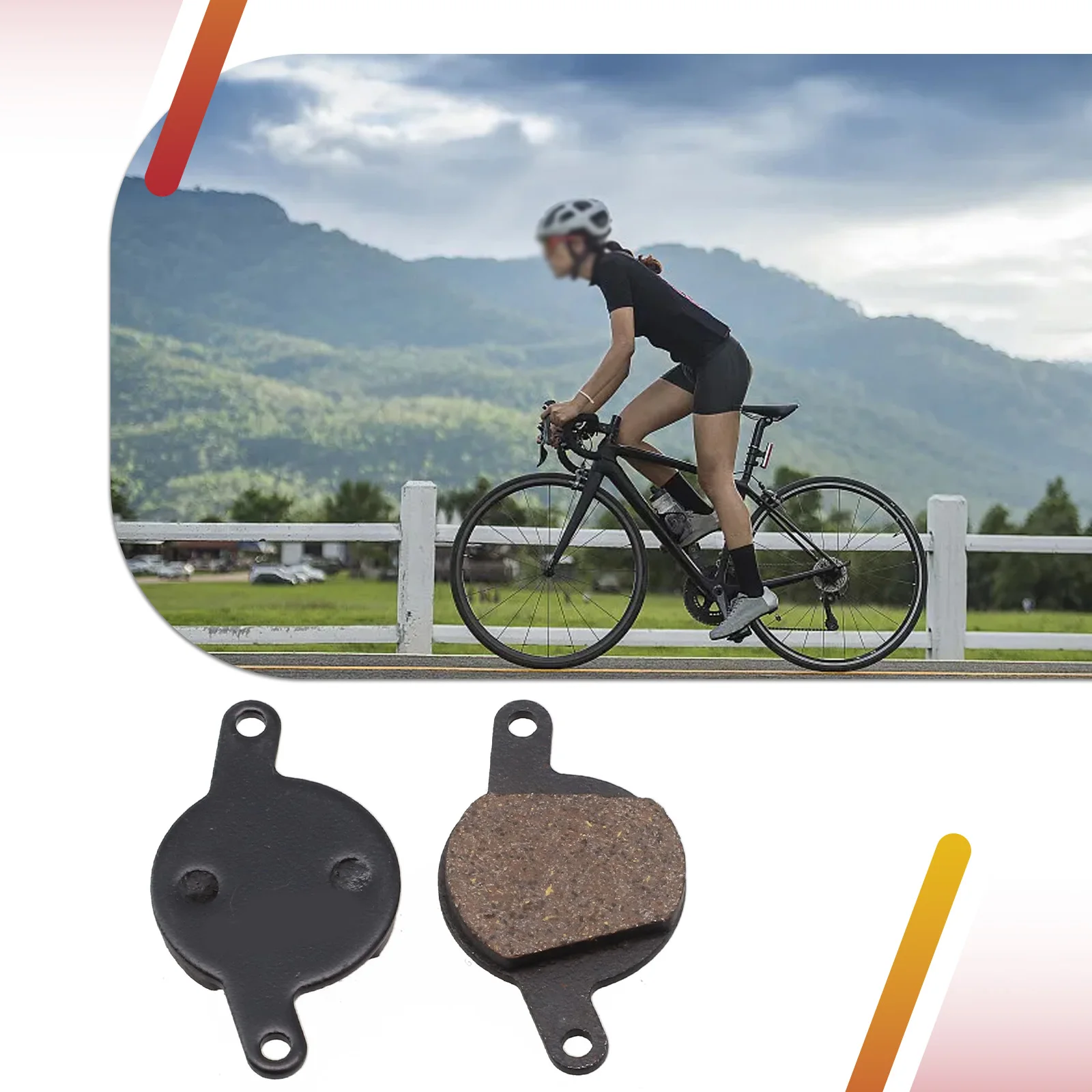 For Magura Clara Replacement Metal Bike Bicycle Heavy Duty Brake Pad Set for Magura Clara/Louise Metal Build Black Finish