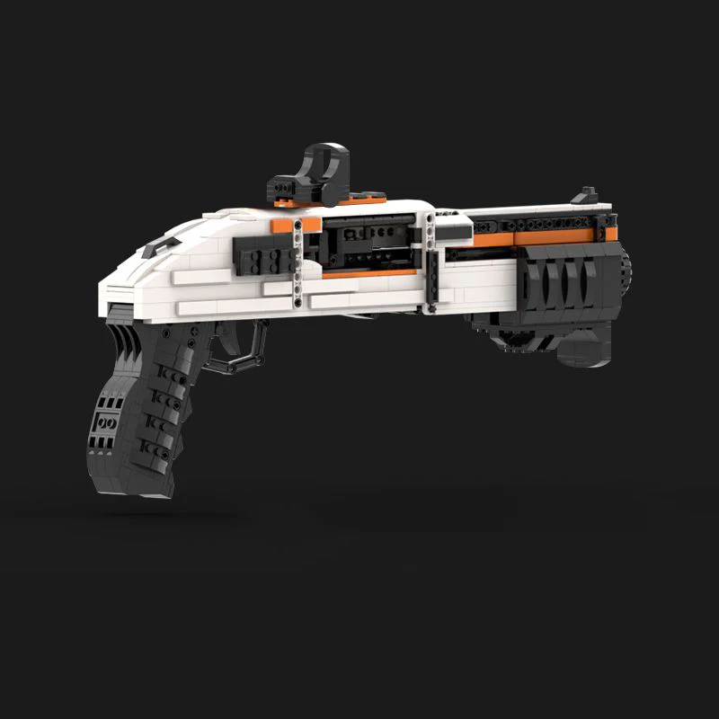 1200 قطعة نموذج بندقية انبعاث التقنية اللبنات MOC سلاح البناء الطوب مجموعة قليل لتقوم بها بنفسك اللعب هدية للطفل الكبار #6