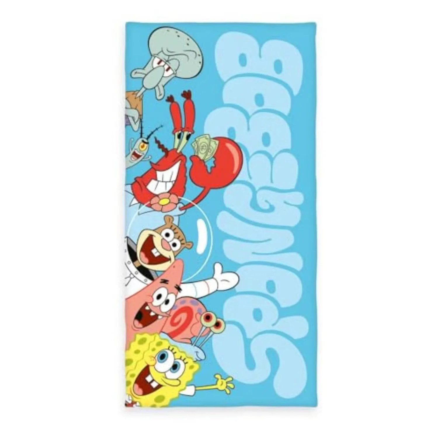 S-SpongeBob Squarepants Beach Towel, Cartoon Quick Dry Soft Absorbent for Swimming Camping Travel Pool Bath Gift for Kids Fans