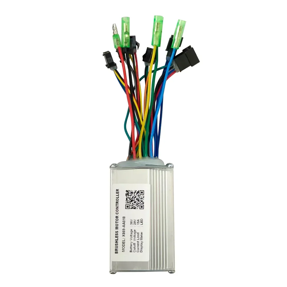 Ebike Brushless Motor Controller X869-AA018 36V 15A for LED Display Electric Scooters MTB Accessories Speed Controller