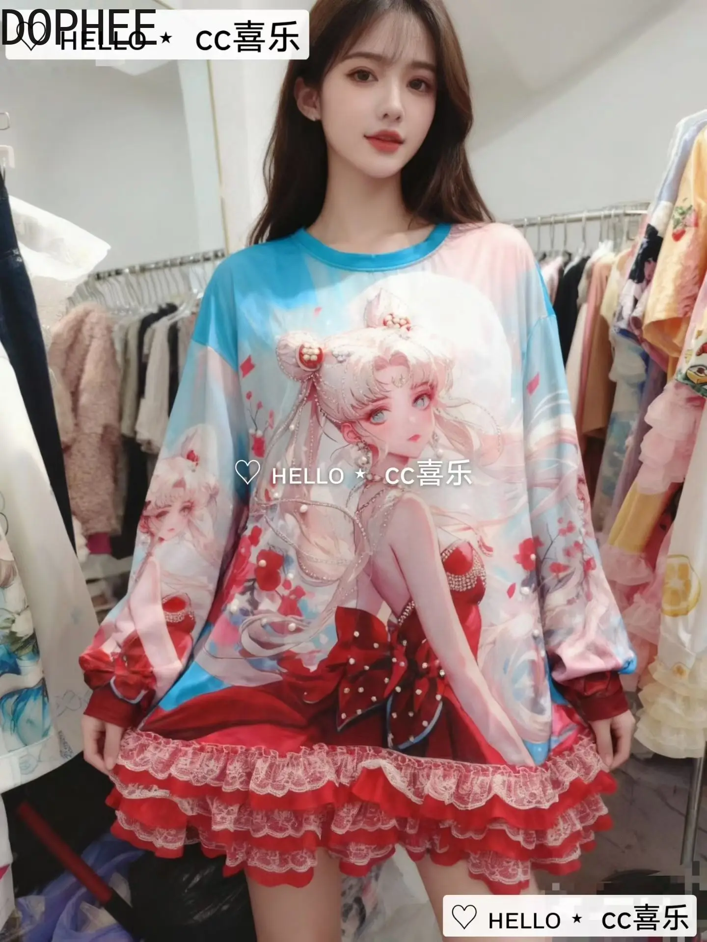 

Милая принцесса, весенне-осенняя футболка с длинными рукавами, женская элегантная кружевная футболка с круглым вырезом, бархатные базовые футболки с бусинами, повседневный топ с мультяшным принтом