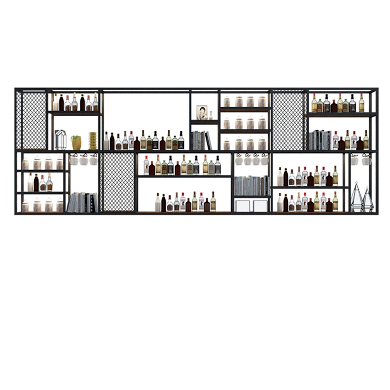 Cabnet Cabinets To Store Multifunction Portable Bar Station Wine Rack For Wall Shelf Iron Cabinet Stackable Racks Shelves Oloey