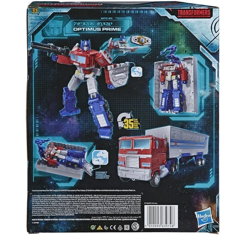 Em estoque tm transformadores série g earthrise WFC-E11 optimus prime coletar figura anime robô anime modelos de ação presente do miúdo ponto