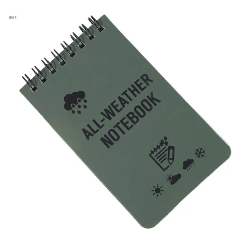 All Weather Spirals Notepad Waterproof Notebook Pocket Notepad for Home Outdoor Dropship