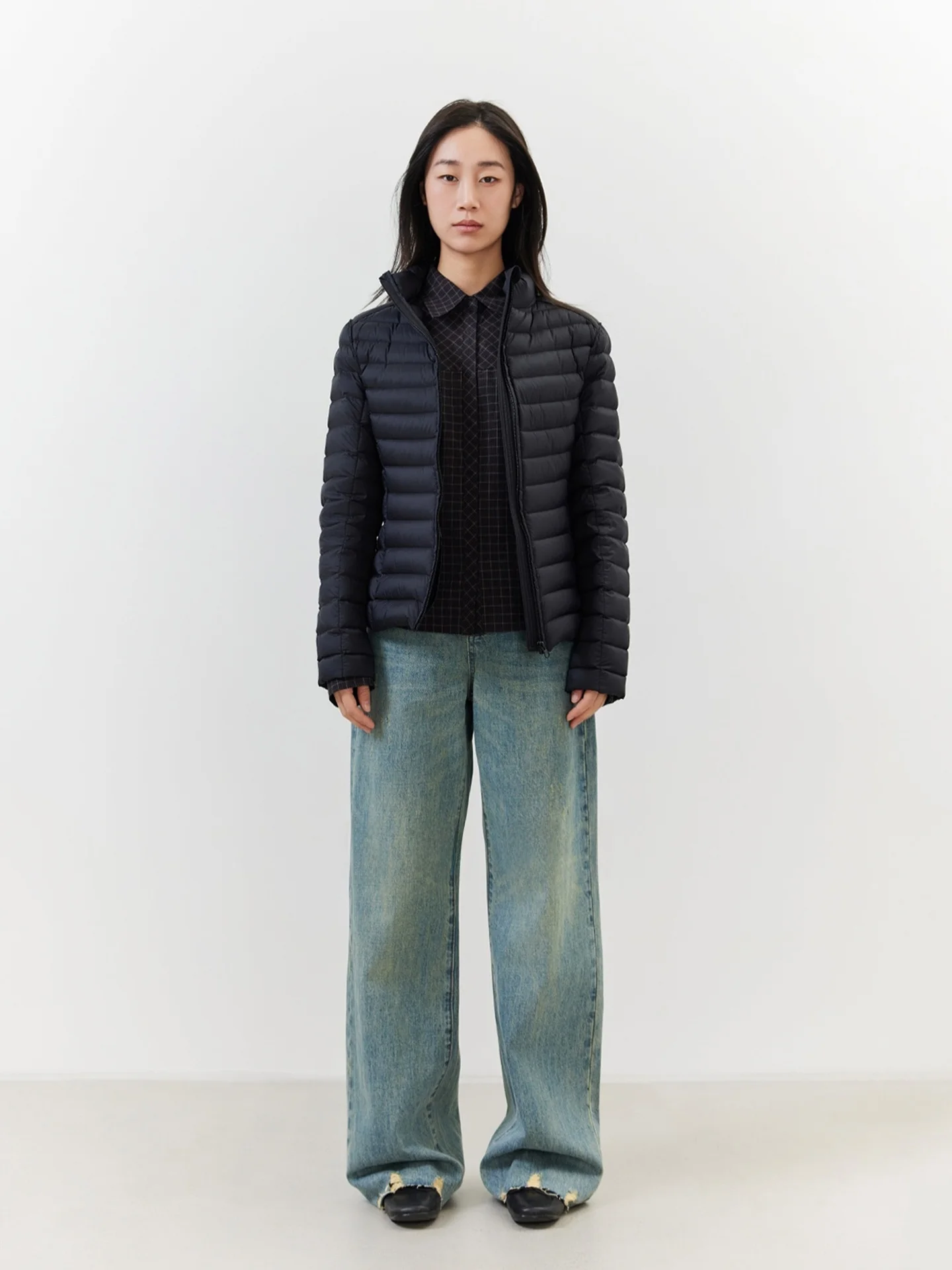 

Женская приталенная пуховая куртка Seei: легкая, теплая, с 95% белым утиным пухом, воротником-стойкой, повседневная зимняя верхняя одежда