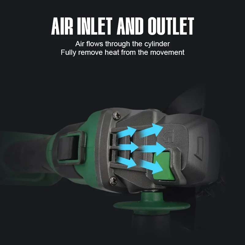 Amoladora angular inalámbrica, herramientas eléctricas, amoladora angular sin escobillas