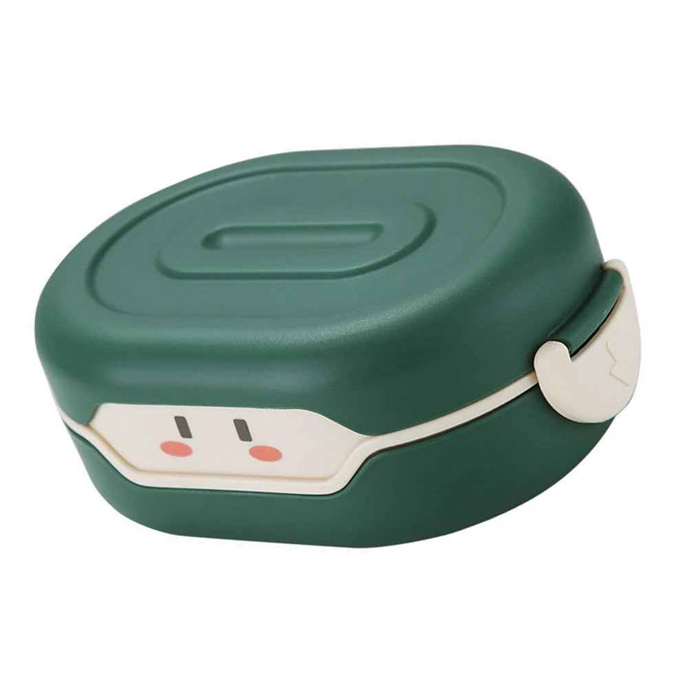 

Cute Kids Lunch Case Microwave Safe Lightweight Portable Plastic Lunch Box Pp Material Compact Design For