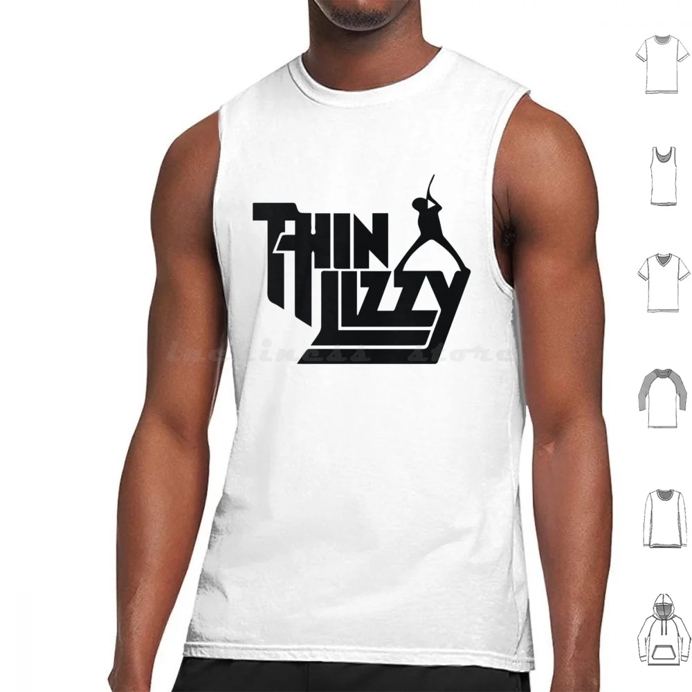 Thin Lizzy Best Thin Lizzy Tank Tops estampado algodón Thin Lizzy Thin Lizzy Phil Lynott Music Band Thin Lizzy Guitar