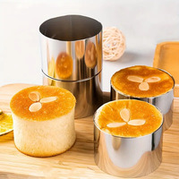 Round Stainless Steel Mousse Cake Mold Baking Tools-Making Cake Decoration Tool Pastry Cake Mousse Mold Ball Sushi Kitchen tool