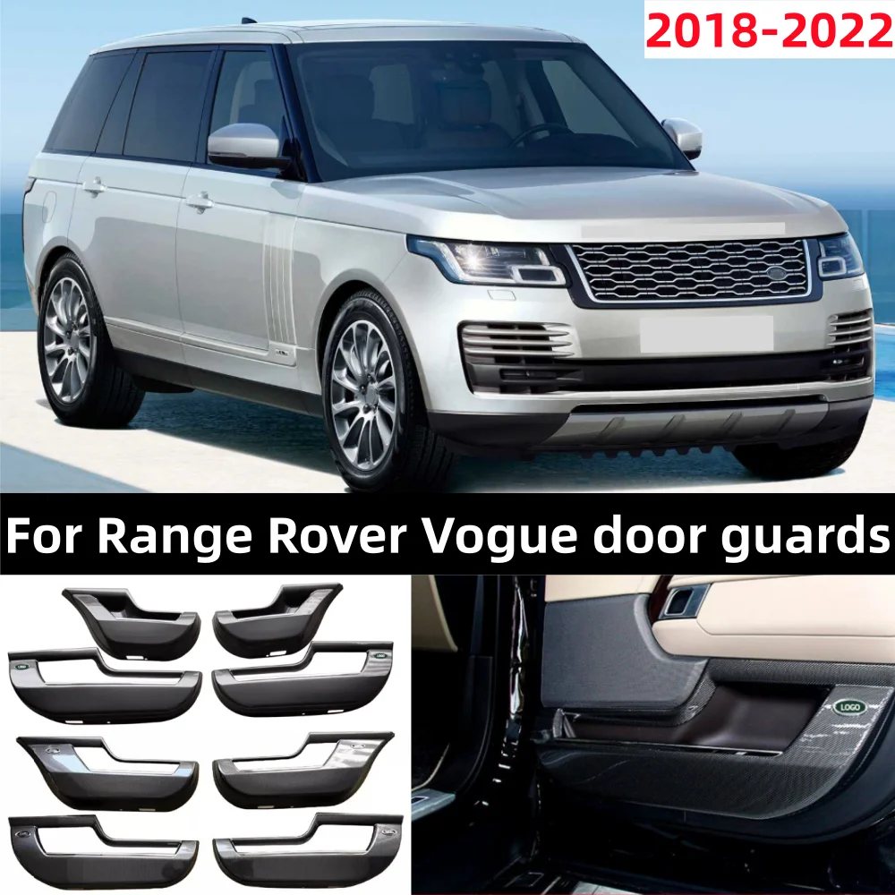 Automotive Interior Door Decor Kick Plate For Range Rover Vogue 2018-2022