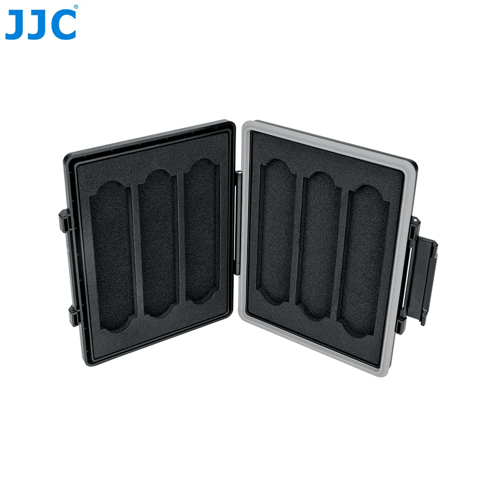 JJC 4-6 Slots Memory Card Cases SSD Holder Storage, M.2 Drive Storage M.2 2280 SSD Card Case Water-Resistant and Shockproof