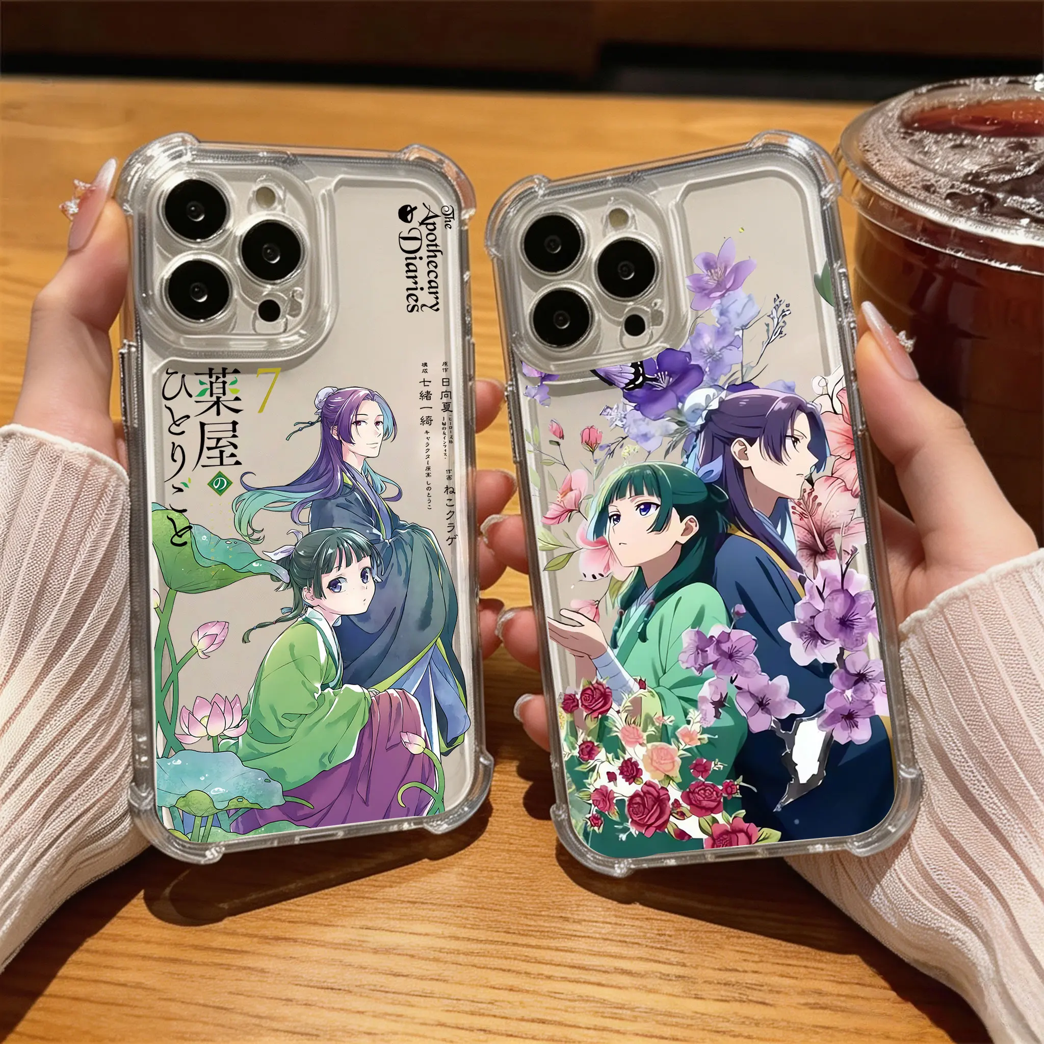 Phone Case for iPhone 18 17 17e 16e 16 15 14 13 12 11 Air Pro Max X XR XSMAX 8 7 Plus Luxury Maomao Jinshi A-Apothecary Diaries