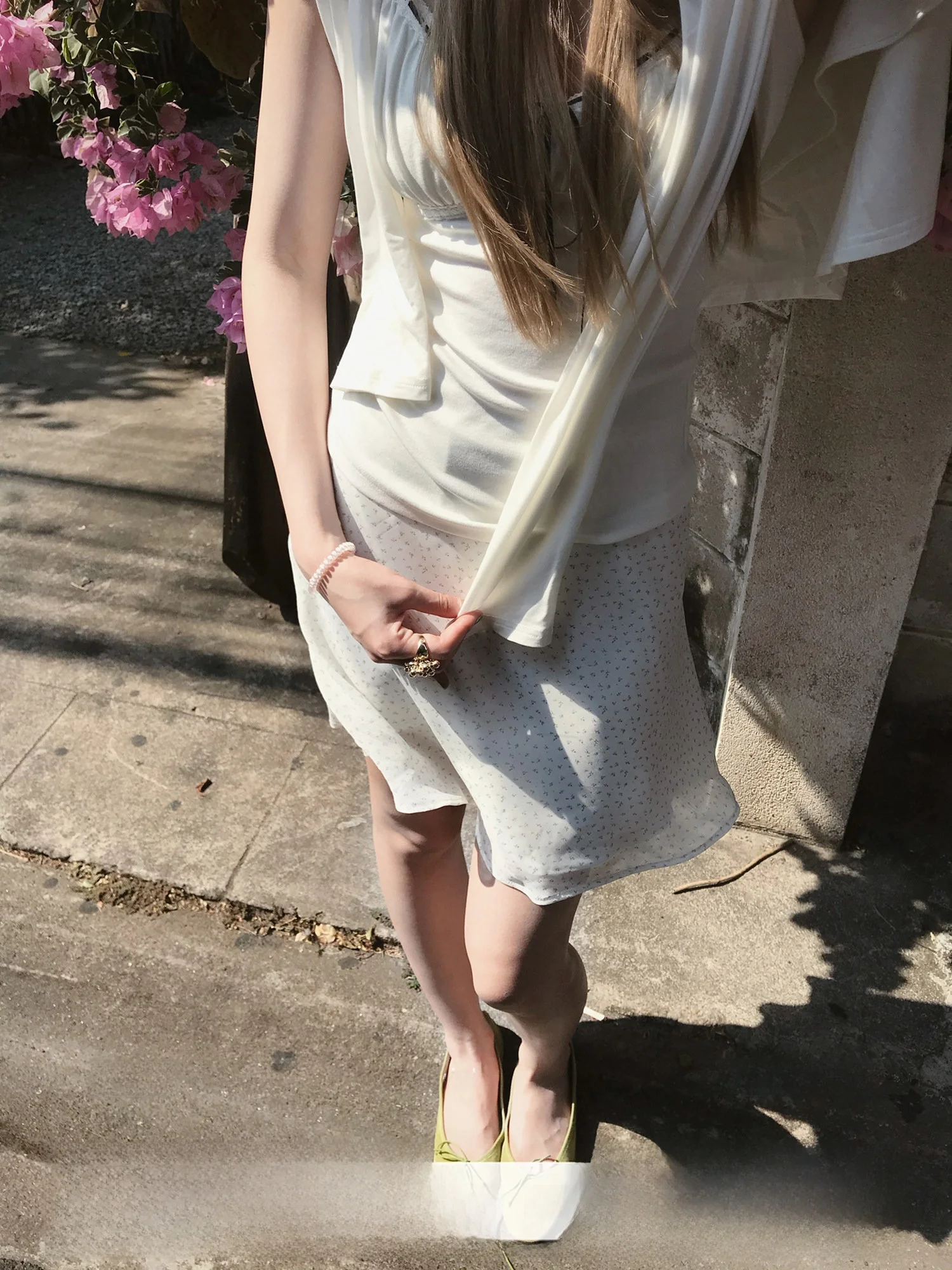 

Sweet Floral Print Skirt Women's A-Line Half-length Spring 2026 New Style High Waist Polyester Fiber Casual Short Skirt