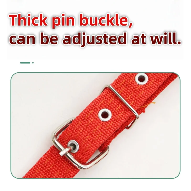 حبال طوق الثور الأحمر القابلة للتعديل للخيول والماشية #6