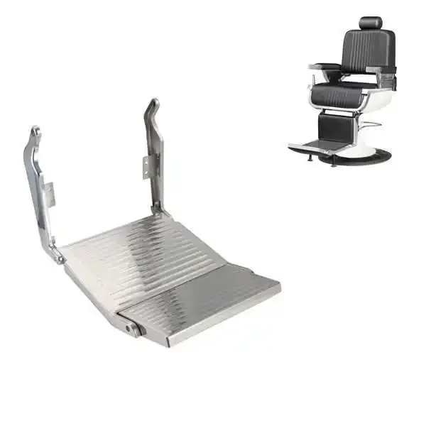 Stainless steel footstool salon modeling chair footstool barber chair tripod
