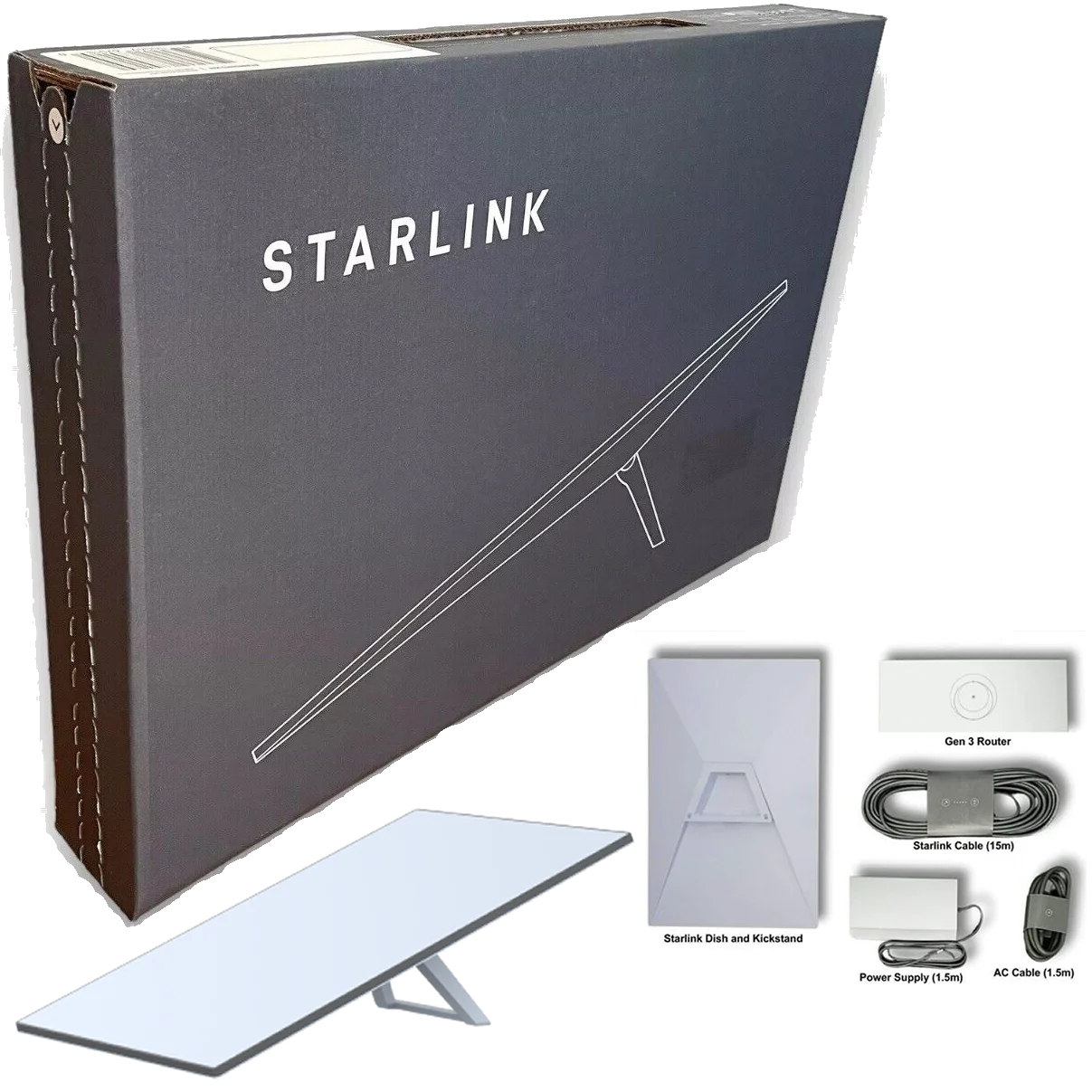 SpaceX-Starlink Standard Kit V4 Gen 3 Standard Kit High Speed Low