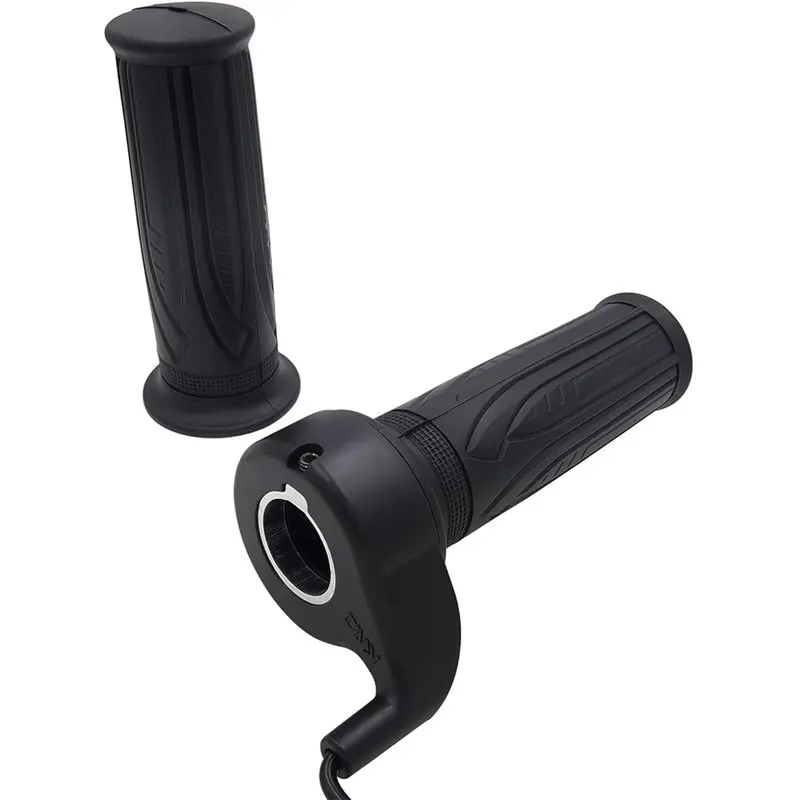 ABVJ-E-Bike 20X Full Twist Throttle Grip 3-Pin Waterproof Connector 12V-72V Electric Bike Scooter Motorcycle Accelerator