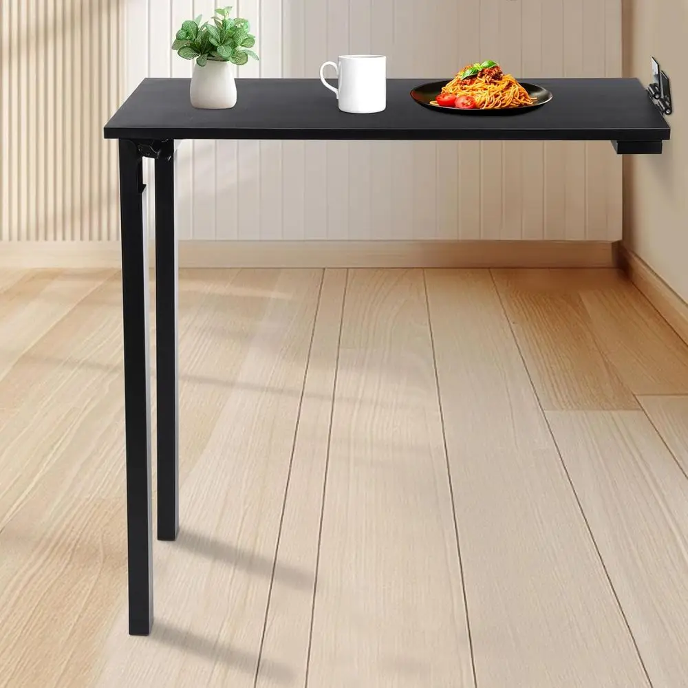 Wall Mounted olding Table, Wooden olding Laundry Table with Legs Wall oldable Workbench or Dining Room Oice Small Space 29.5