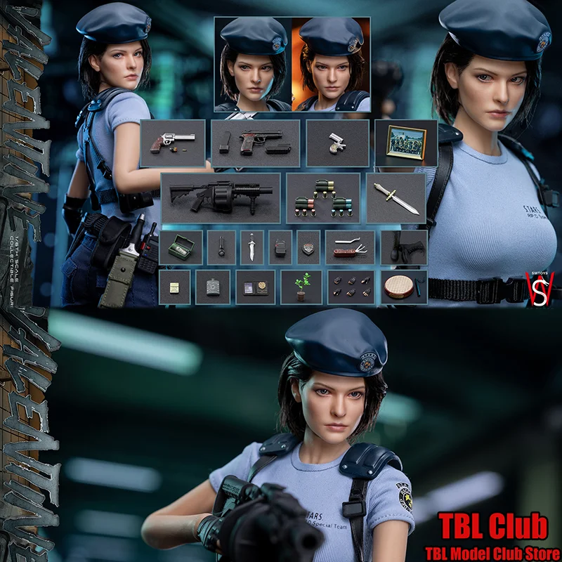

1/6 Scale Jill Early Functional Skilled Handsome Police Uniforms 12-inch Full Set Action Figure Soldier In Stock SWTOYS FS069